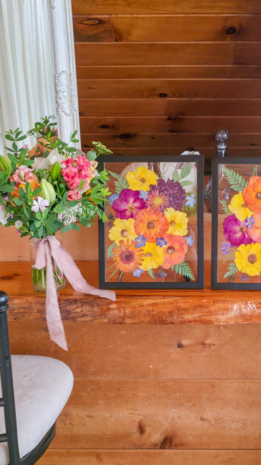 11x14" Pressed Flower Frame