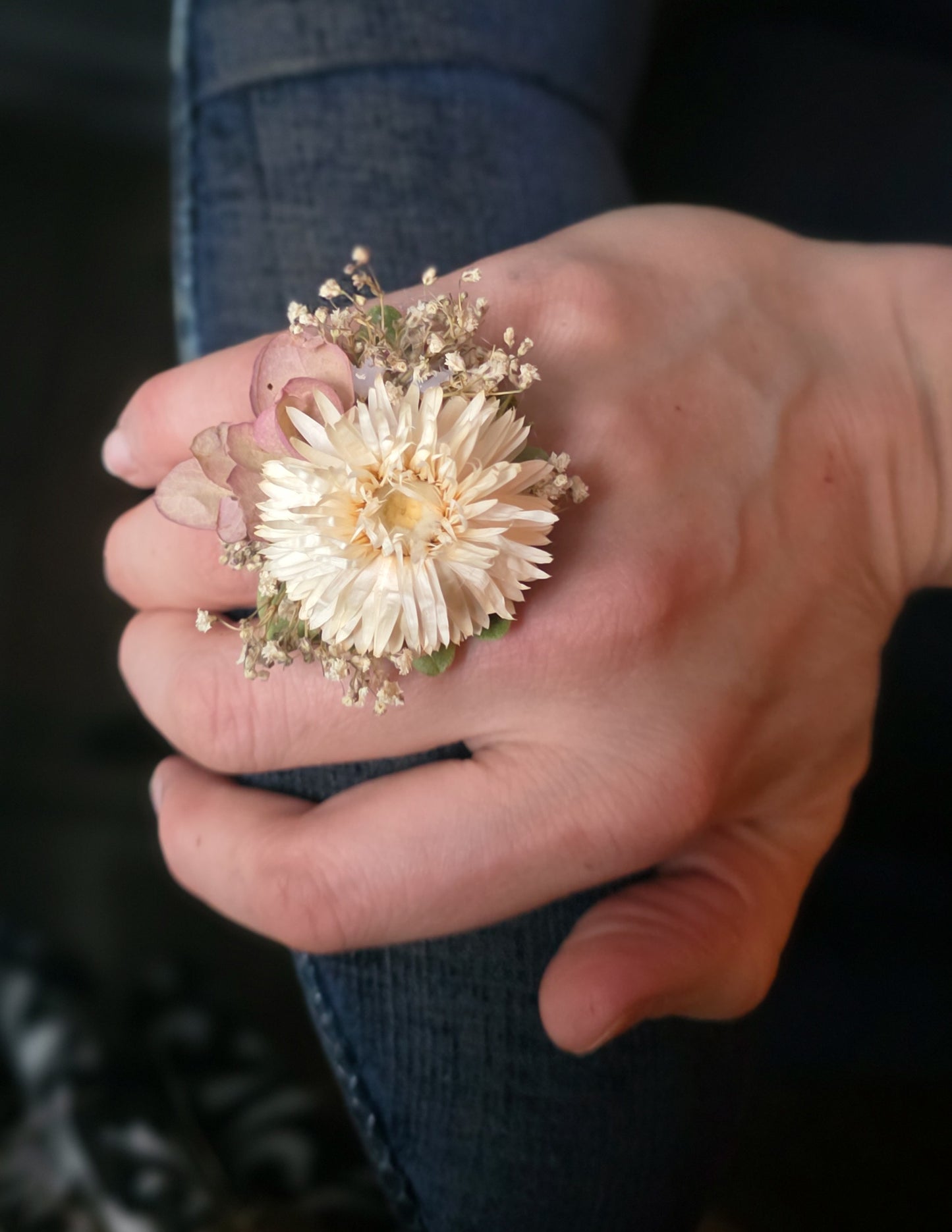 Dried Flower, Botanical Rings