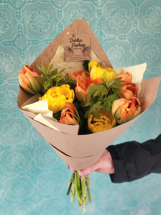 Long Stem Wrapped Mother's Day Bouquet