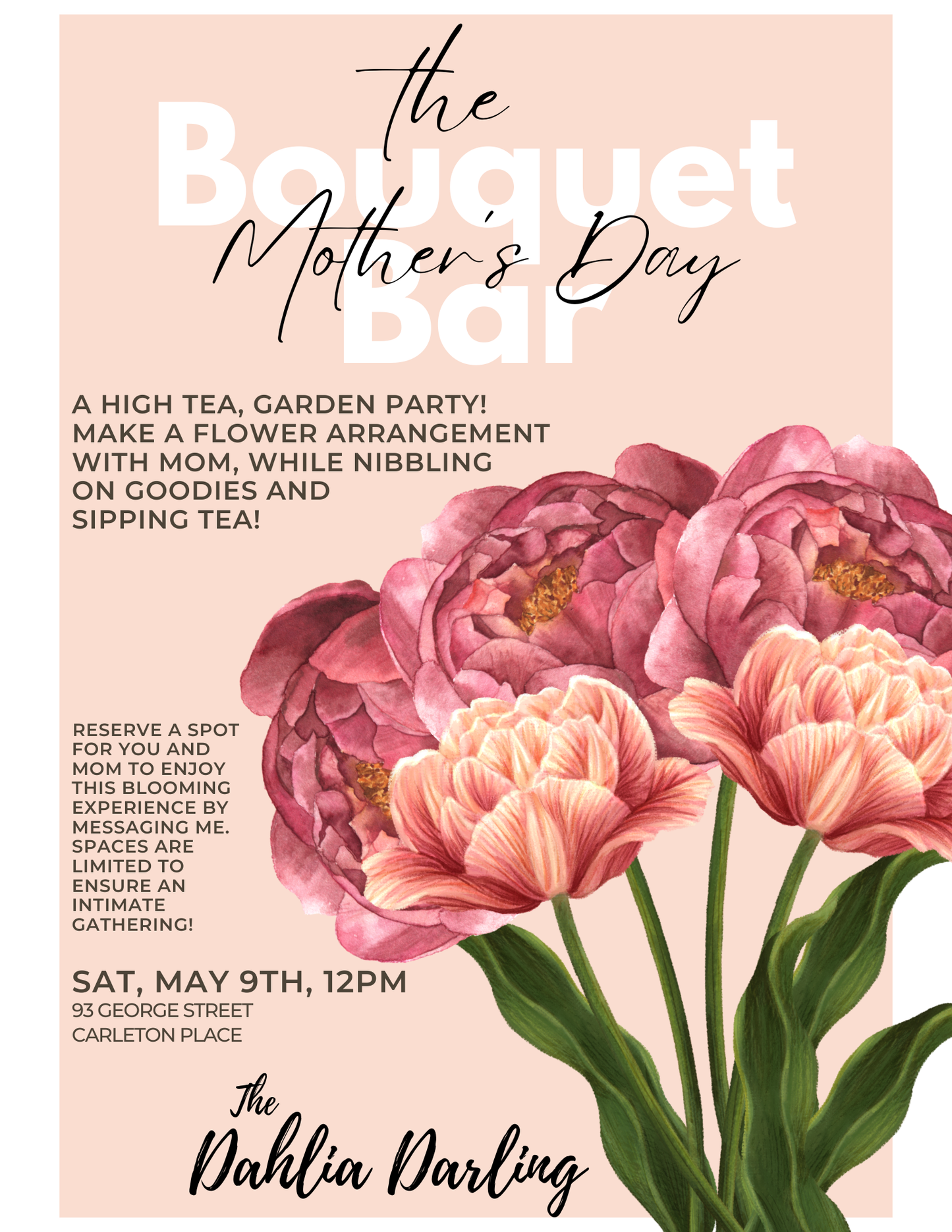 Bouquet Bar, Garden Party Tickets