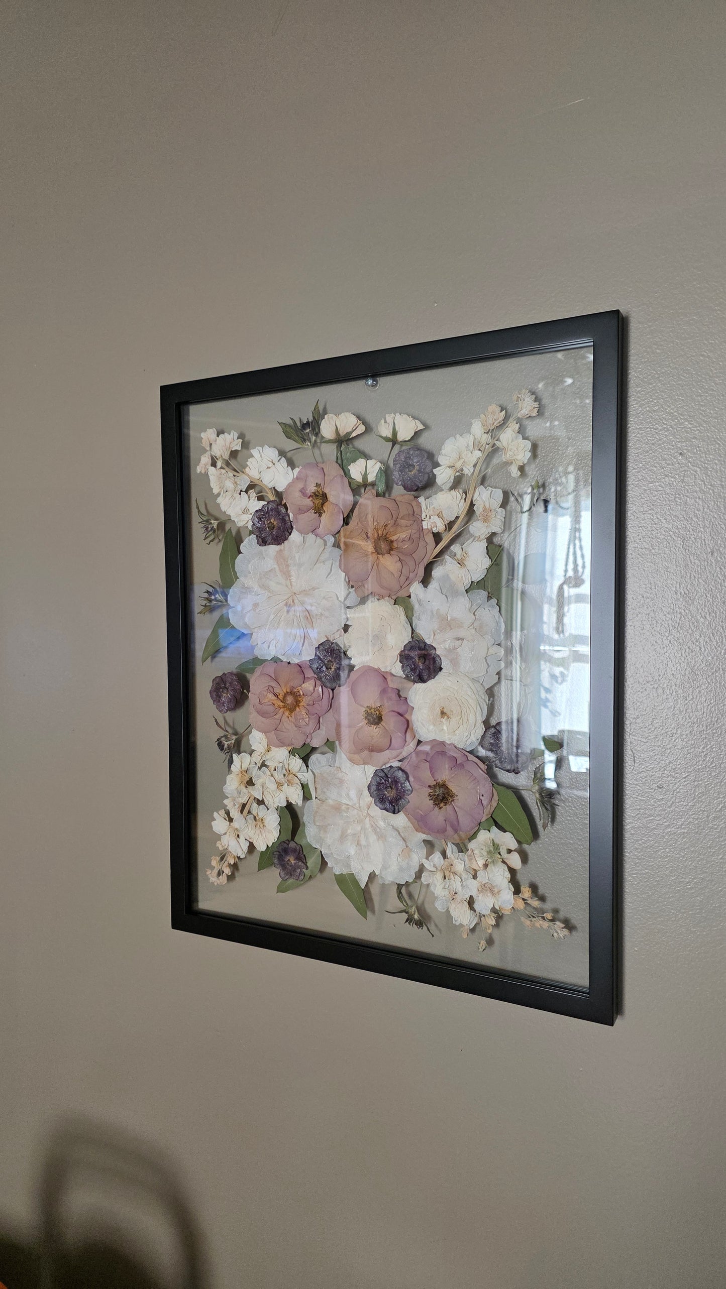 16x20" Preserved Flower Art